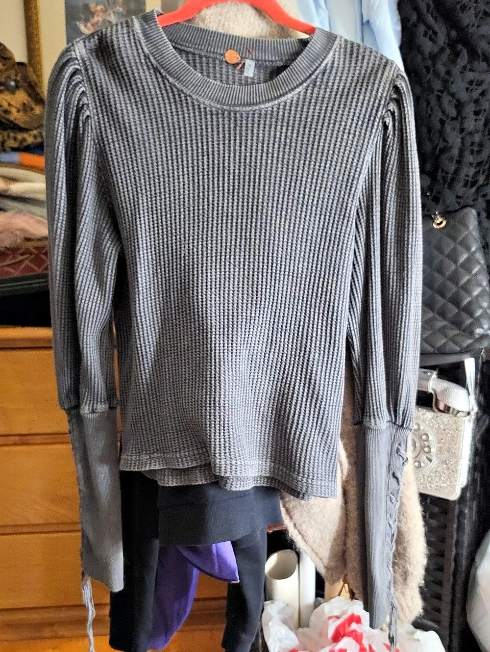 FP ONE Long Sleeve Thermal Top in Gray